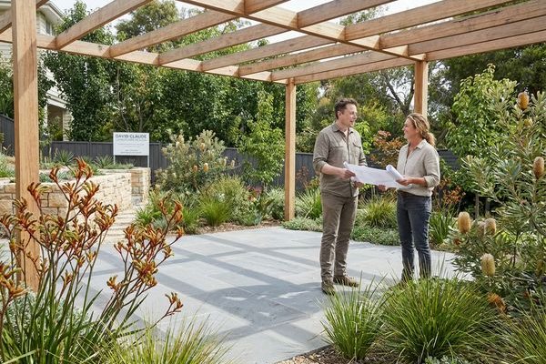 Hardscaping project near Eltham