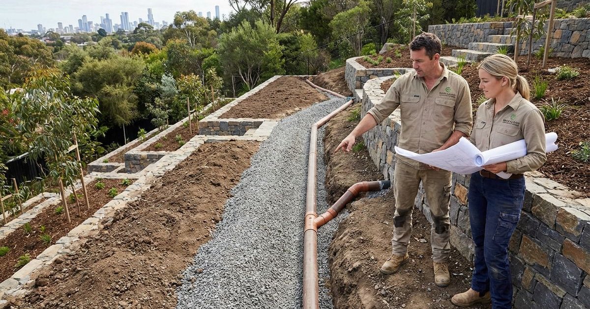 Drainage Solutions for Steep and Sloping Blocks