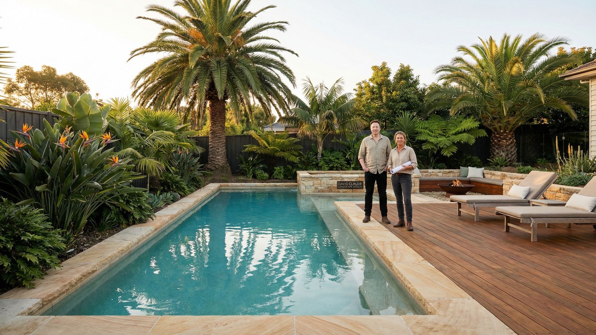 Pool Landscaping by David Claude Landscape Design